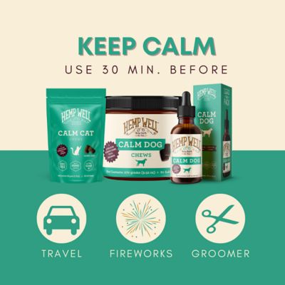 Image showing 5 th Hemp Well Oil Calming Supplement for Dogs, 2 oz.