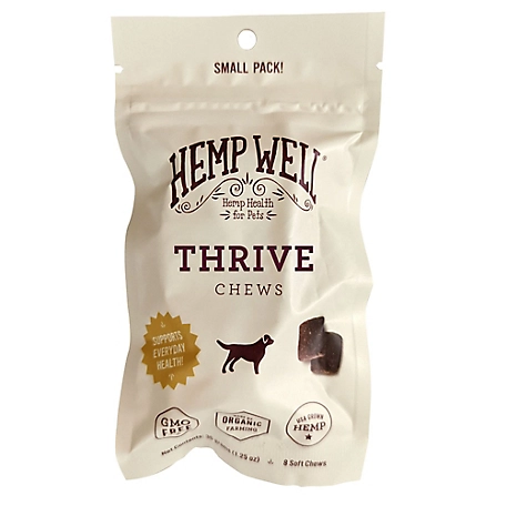 Hemp Well Thrive Hip and Joint Supplement for Dogs, 8 ct.