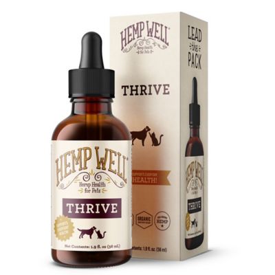 Hemp Well Thrive Oil Hip and Joint Supplement for Dogs, 2 oz.