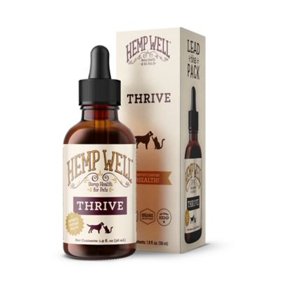 Hemp Well Thrive Oil Hip and Joint Supplement for Dogs, 2 oz.