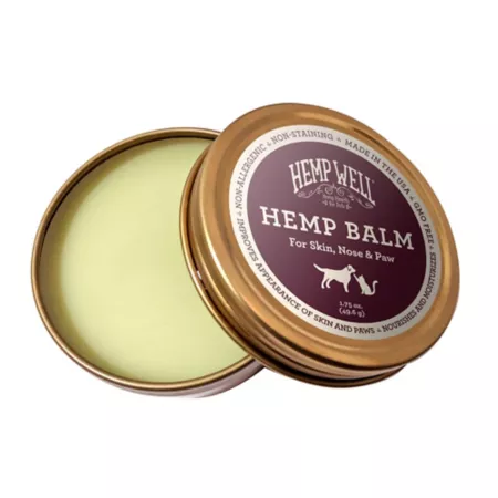 Hemp Well Hemp Balm Skin and Coat Supplement for Dogs 1.75 oz. Hot Spot & Itch Relief