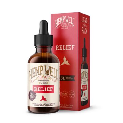 Hemp Well Hemp Oil Bird Relief Supplement, 2 oz.