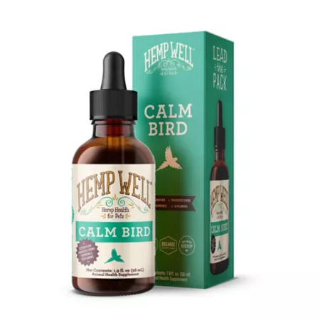 Quiet Hemp Bird Oil 2 oz. Pet Bird Treats