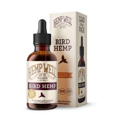 Hemp Well Hemp Oil Immune System Bird Supplement, 2 oz.