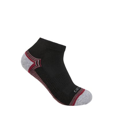 Carhartt Women's Force Midweight Low-Cut Socks, 3 Pair, Sl6403wblk-L