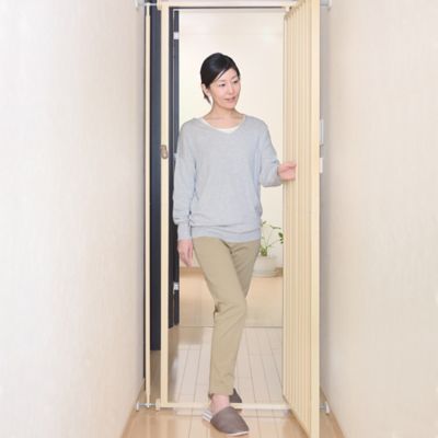 Image showing 7 th Richell 70 in. Extra Tall Steel Cat Safety Gate