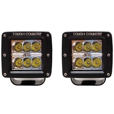 Tough Country TORCH2X3 POST MOUNT LED CUBE LIGHT - PAIR
