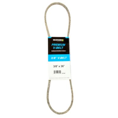 MaxPower 0.38 in. x 36 in. Premium Belt Reinforced with Kevlar Fiber Cords