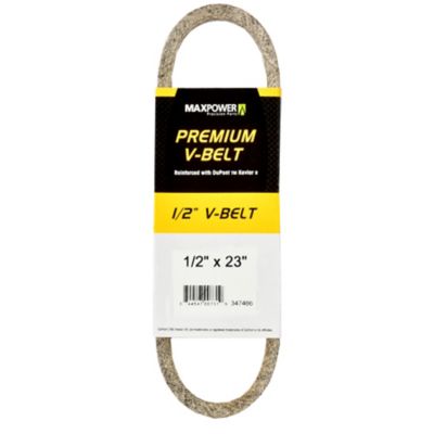 MaxPower 0.5 in. x 23 in. Premium Belt Reinforced with Kevlar Fiber Cords