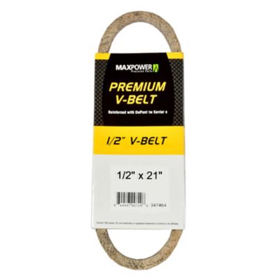 MaxPower 0.5 in. x 24 in. Premium Belt Reinforced with Kevlar Fiber Cords