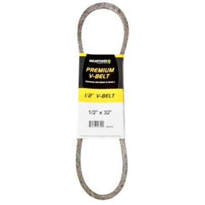 MaxPower 0.5 in. x 32 in. Premium Belt Reinforced with Kevlar Fiber Cords