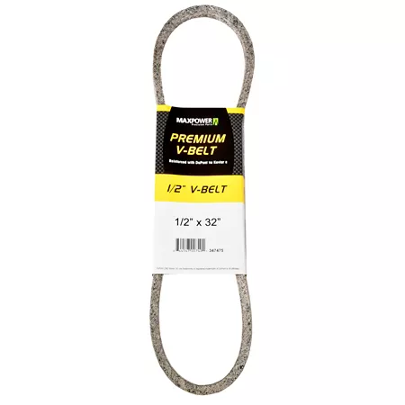 Premium 0.5" x 32" MaxPower Belt Reinforced with Kevlar Fiber Cords Mower Belts