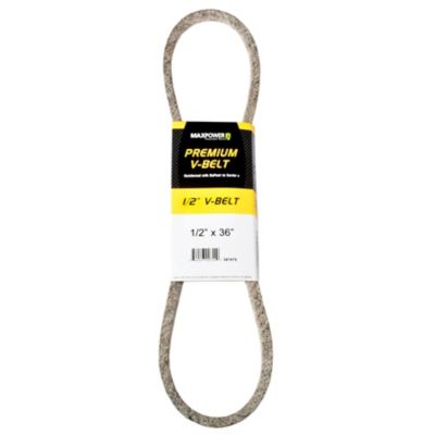 MaxPower 0.5 in. x 36 in. Premium Belt Reinforced with Kevlar Fiber Cords