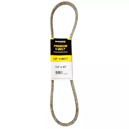 Premium 0.5" x 40" MaxPower Belt Reinforced with Kevlar Fiber Cords Mower Belts