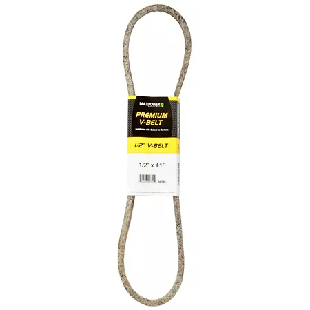 Premium 0.5" x 41" MaxPower Belt Reinforced with Kevlar Fiber Cords Mower Belts