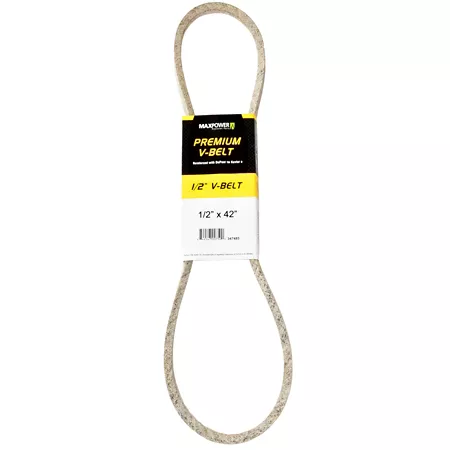 Premium 0.5" x 42" MaxPower Belt Reinforced with Kevlar Fiber Cords Mower Belts