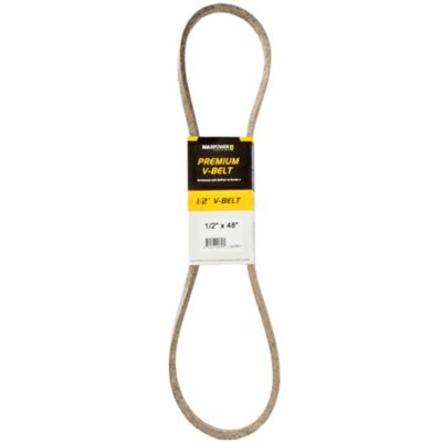 MaxPower 0.5 in. x 48 in. Premium Belt Reinforced with Kevlar Fiber Cords