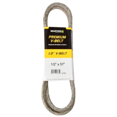 MaxPower 0.5 in. x 57 in. Premium Belt Reinforced with Kevlar Fiber Cords