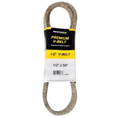 MaxPower 0.5 in. x 59 in. Premium Belt Reinforced with Kevlar Fiber Cords