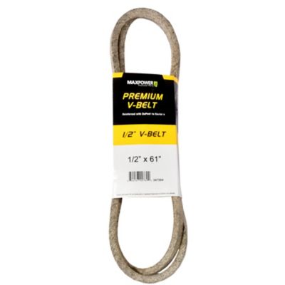 MaxPower 0.5 in. x 61 in. Premium Belt Reinforced with Kevlar Fiber Cords