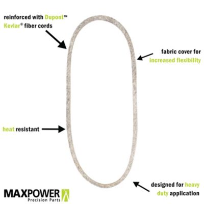 Image showing  0.5 in. x 69 in. Premium Belt Reinforced with Kevlar Fiber Cords