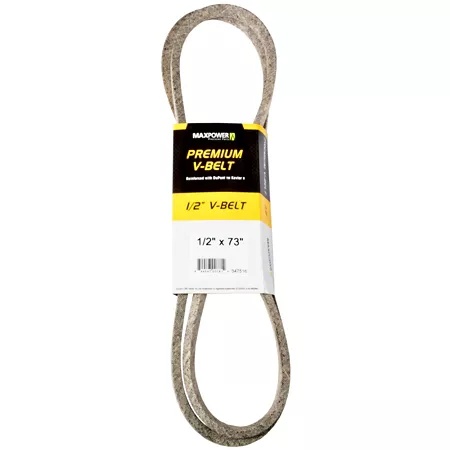 Premium 0.5" x 73" MaxPower Belt Reinforced with Kevlar Fiber Cords Mower Belts