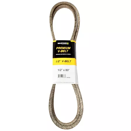 Premium 0.5" x 80" MaxPower Belt Reinforced with Kevlar Fiber Cords Mower Belts