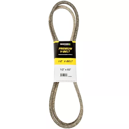 Premium 0.5" x 83" MaxPower Belt Reinforced with Kevlar Fiber Cords Mower Belts