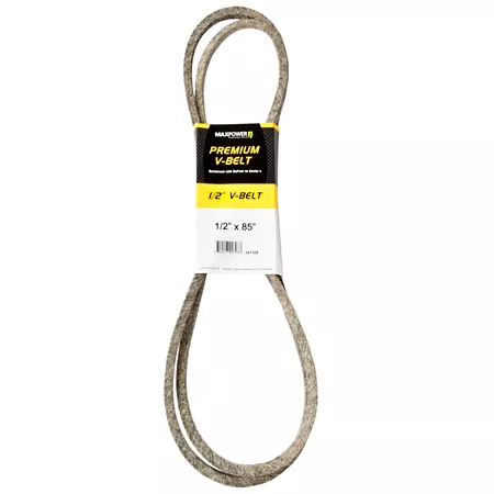 Premium 0.5" x 85" MaxPower Belt Reinforced with Kevlar Fiber Cords Mower Belts