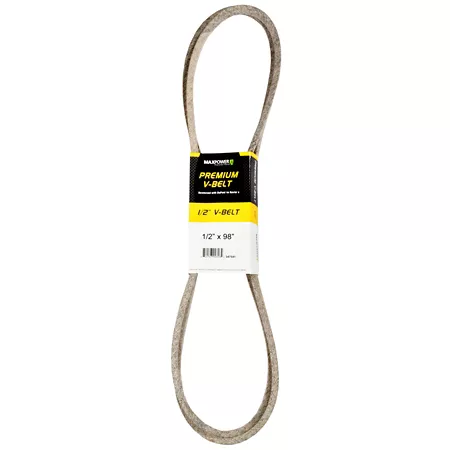 Premium 0.5" x 98" MaxPower Belt Reinforced with Kevlar Fiber Cords Mower Belts