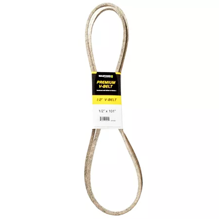 Premium 0.5" x 101" MaxPower Belt Reinforced with Kevlar Fiber Cords Mower Belts