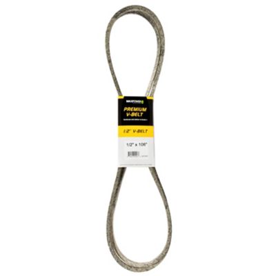 MaxPower 0.5 in. x 106 in. Premium Belt Reinforced with Kevlar Fiber Cords