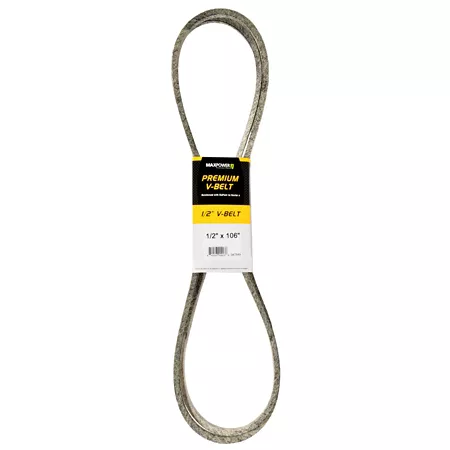 Premium 0.5" x 106" MaxPower Belt Reinforced with Kevlar Fiber Cords Mower Belts