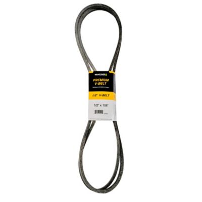 MaxPower 0.5 in. x 108 in. Premium Belt Reinforced with Kevlar Fiber Cords