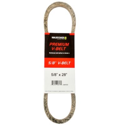 MaxPower 0.63 in. x 28 in. Premium Belt Reinforced with Kevlar Fiber Cords