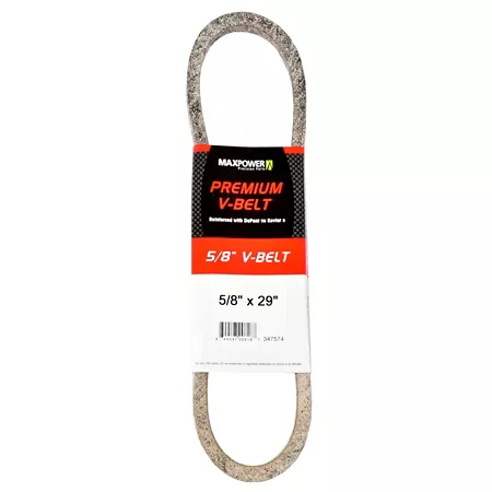 Premium 0.63" x 29" MaxPower Belt reinforced with Kevlar fiber cords Mower Belts