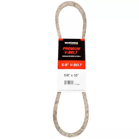 Premium 0.63" x 35" MaxPower Belt reinforced with Kevlar fiber cords Mower Belts