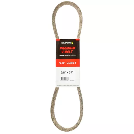 Premium 0.63" x 37" MaxPower Belt reinforced with Kevlar fiber cords Mower Belts