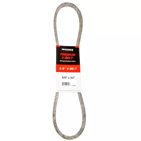 Premium 0.63" x 40" MaxPower Belt reinforced with Kevlar fiber cords Mower Belts