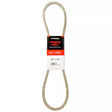 Premium 0.63" x 44" MaxPower Belt reinforced with Kevlar fiber cords Mower Belts