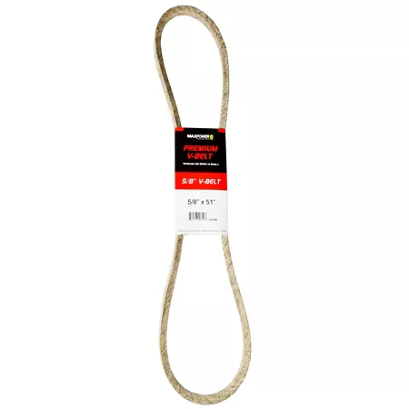 Premium 0.63" x 51" MaxPower Belt reinforced with Kevlar fiber cords Mower Belts