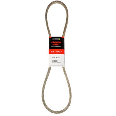 MaxPower 0.63 in. x 52 in. Premium Belt Reinforced with Kevlar Fiber Cords