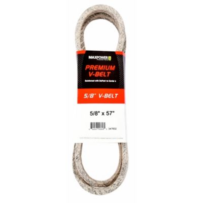 MaxPower 0.63 in. x 57 in. Premium Belt Reinforced with Kevlar Fiber Cords