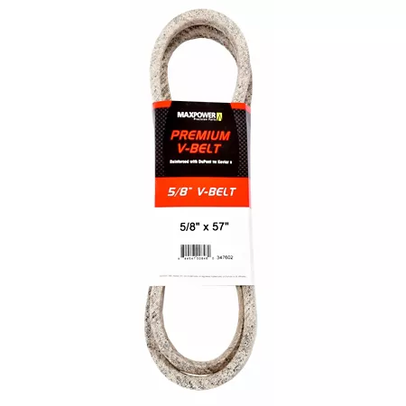 Premium 0.63" x 57" MaxPower Belt Reinforced with Kevlar Fiber Cords Mower Belts