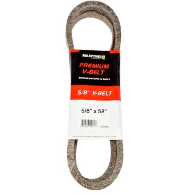 MaxPower 0.63 in. x 58 in. Premium Belt Reinforced with Kevlar Fiber Cords