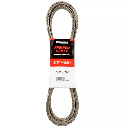 Premium 0.63" x 70" MaxPower Belt Reinforced with Kevlar Fiber Cords Mower Belts