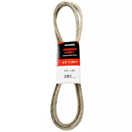 Premium 0.63" x 85" MaxPower Belt reinforced with Kevlar fiber cords Mower Belts