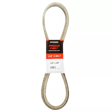 Premium 0.63" x 89" MaxPower Belt reinforced with Kevlar fiber cords Mower Belts