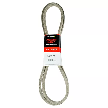 Premium 0.63" x 92" MaxPower Belt reinforced with Kevlar fiber cords Mower Belts