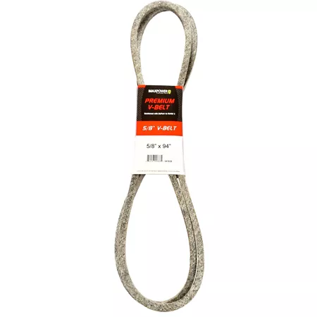 Premium 0.63" x 94" MaxPower Belt reinforced with Kevlar fiber cords Mower Belts